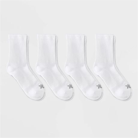 Women's Cushioned Active 4pk Crew Socks - All in