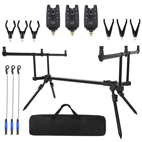 Adjustable Retractable Carp Fishing Rod Stand