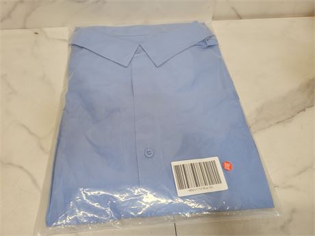 3XL Blue Dress Shirt