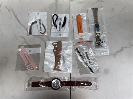 Lot of 8 Watch Bands