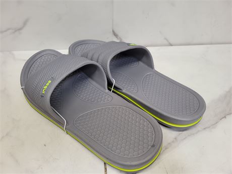 Siye 8-9 Apprx Gray Slide Sandals