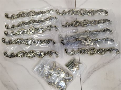 Lot of Decorative Drawer Handles