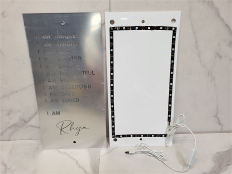 LED Affirmation Sign Set