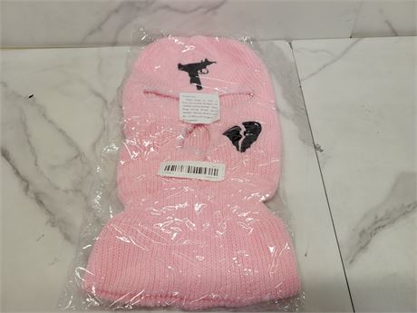 Pink Knit Balaclava