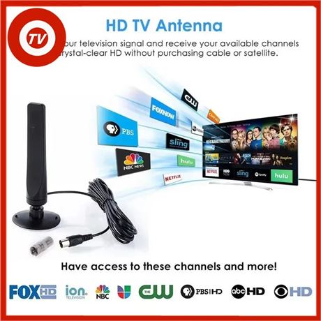 Indoor TV Antenna Digital HDTV
