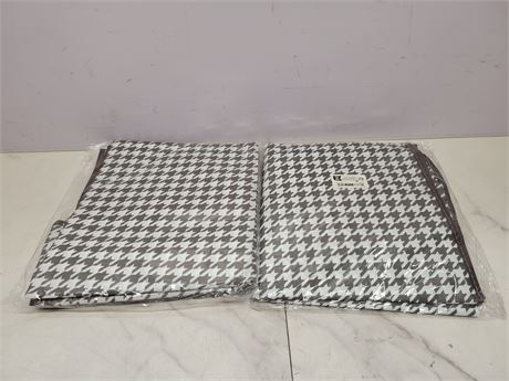 Houndstooth Storage Bags Set