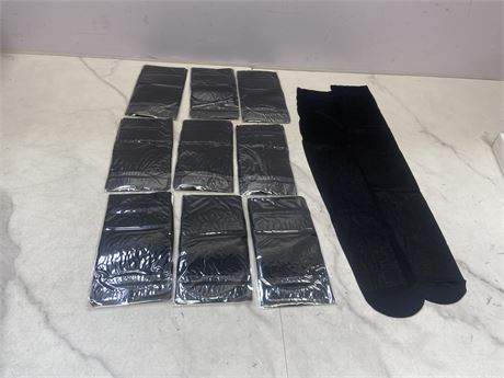 One Size Lot of Black Hosiery Items