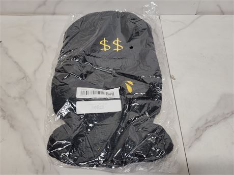 Black Beanie with Dollar Sign