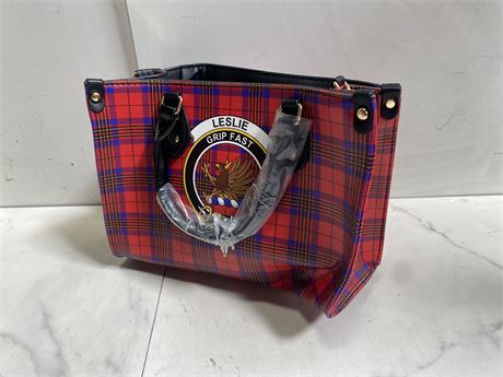 Red Plaid Tote Bag