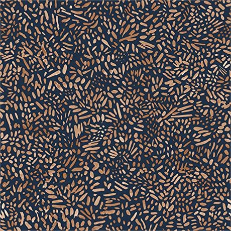 Tempaper Brushstroke Garden Navy Peel and Stick