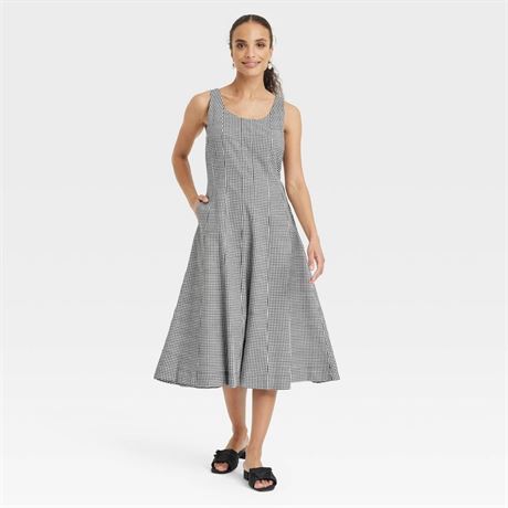 (Size2)Women's Corset MIDI a-Line Dress - a New Day™