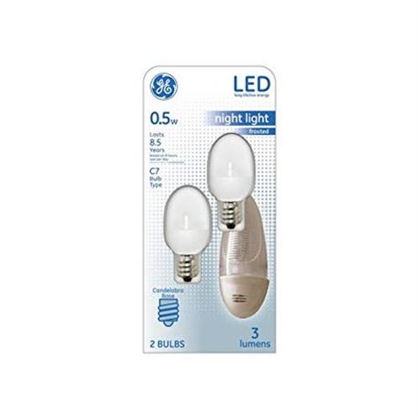 GE C7 LED Light Bulb  Night-Light Plug-in Units
