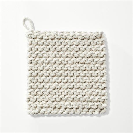 7 Rope Trivet Marled Light Gray - Figmint™:"