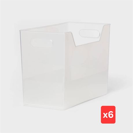 Large Multipurpose Storage Bin Clear - Brightroom:
