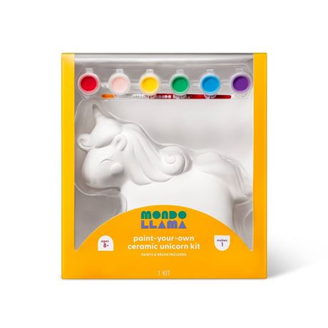 Paint-Your-Own Ceramic Unicorn Kit - Mondo Llama™: