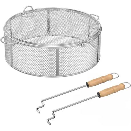 MOASKER Fire Pit Screen 22 x 22 x 9.9 Inches