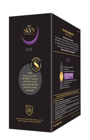 (7pack)expires 1/31/30 SKYN Elite Non-Latex Lubricated Condoms