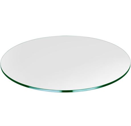 30 inch Round Glass Table Top Glass Surface