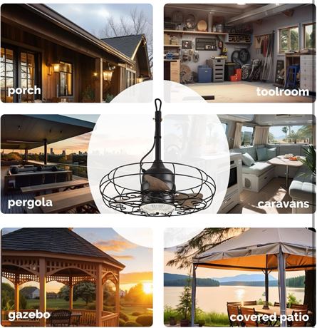 Outdoor Ceiling Fans with Light