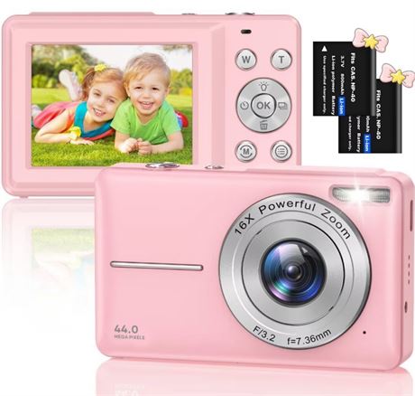 Digital Camera, HD 1080P 44MP Photo