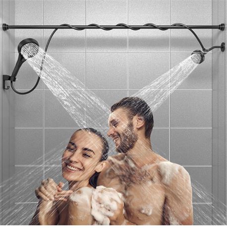 Dual Shower Head for Couples: High Pressure